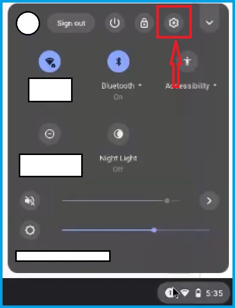Figure Two : Click Settings Icon